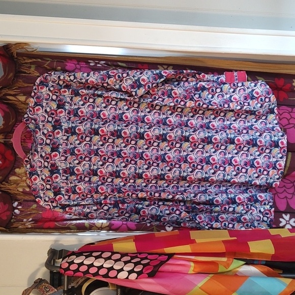 XXL Alex Vando GEOMETRIC CIRCLE Long Sleeve Button Up Shirt Size 2XL EUC - Picture 6 of 8